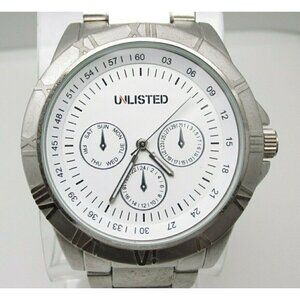 Men's Unlisted Analog Casual 46mm Dial Watch (D64)